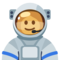 Woman Astronaut emoji on Facebook